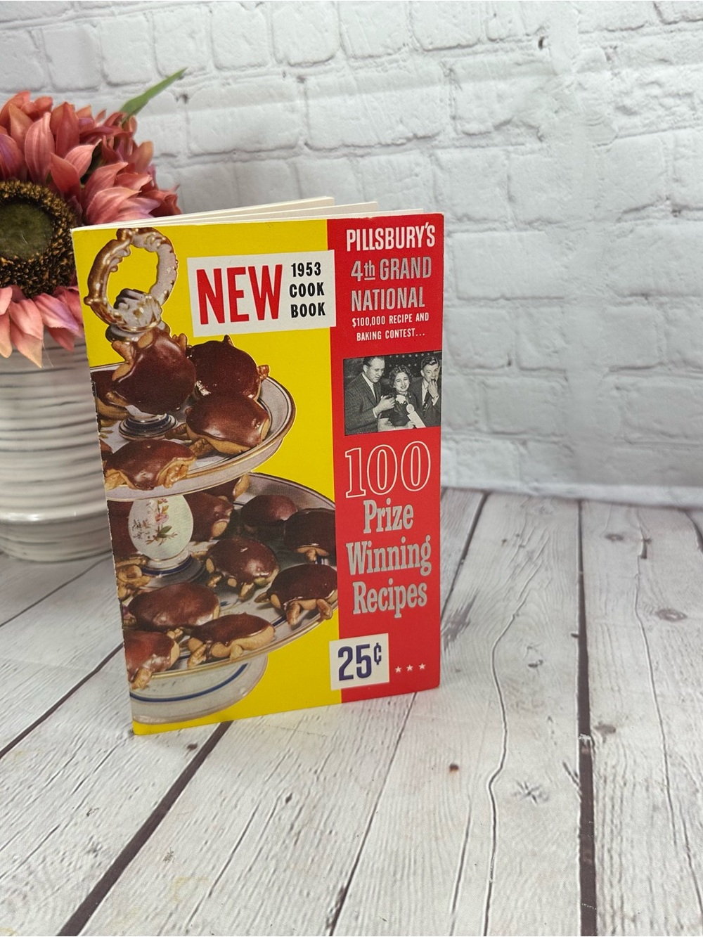 Pillsbury New Cook Book (1953) – Yellow & Red Vintage Recipe Collection